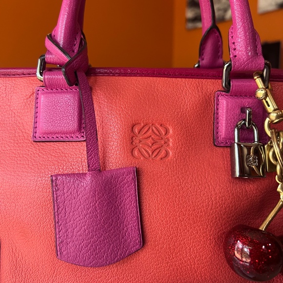 LOEWE Amazona 28 Anagram Tricolor Handbag - Picture 3 of 13